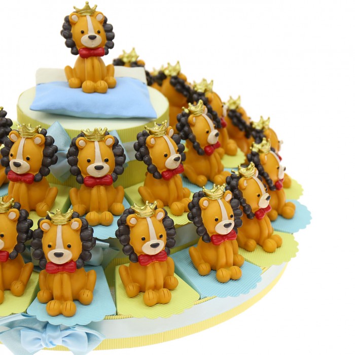 Torta Bomboniere Maxi Statuina Leone Compleanno Bimbo