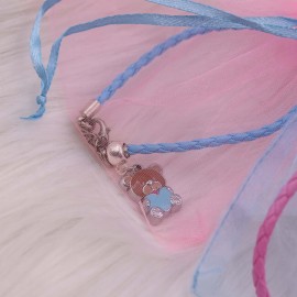 Braccialetti Charm Orsetto - Un Tocco di Dolcezza per il Tuo Gender Reveal