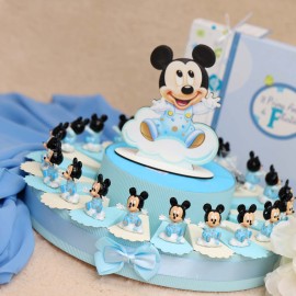 Torta Disney Baby Topolino Su Nuvola Bimbo Nascita e Battesimo